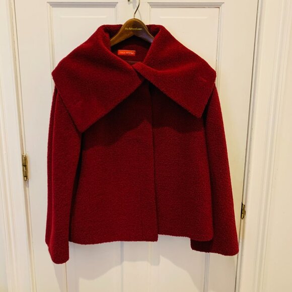 Itala Testino Alpaca Wool Jacket Coat Size Medium - Picture 12 of 16